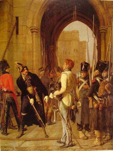 unknow artist Le general Daumesnil refuse de livrer Vincennes Spain oil painting art